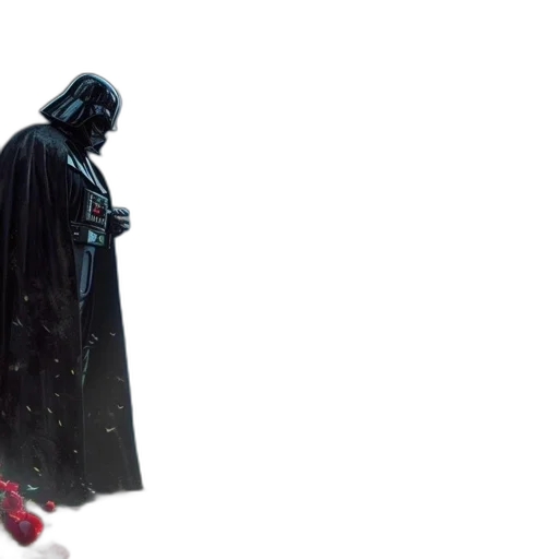 shoes, concept art, comic book art, 3d render, figure, black, robe, helmet transparent PNG cut-out