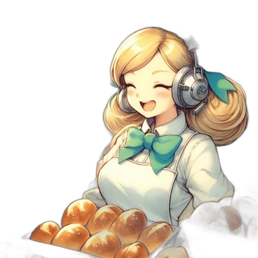 food, staff, pixel art, concept art, anime, fantasy art, pastel, animated transparent PNG cut-out