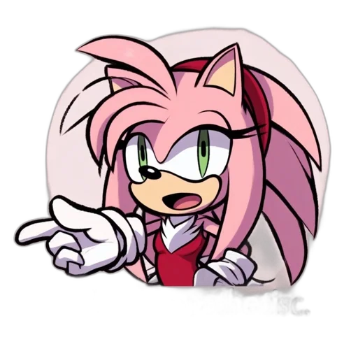 staff, pixel art, cartoon, anime, concept art, animated, pink, hedgehog transparent PNG cut-out