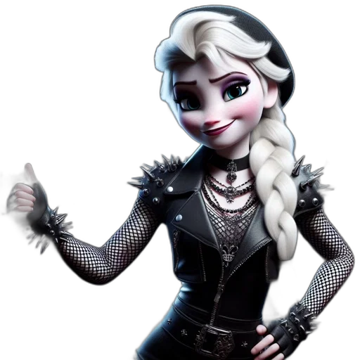 3d render, cartoon, concept art, fantasy art, animated, female, character, sporting transparent PNG cut-out