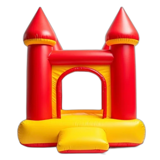 crown, furniture, weapon, shoes, 3d render, inflatable, amusement, bounce transparent PNG cut-out