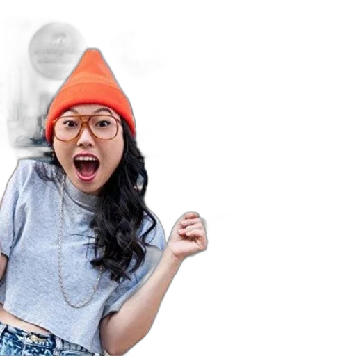 hat, face, jacket, photorealistic transparent PNG cut-out