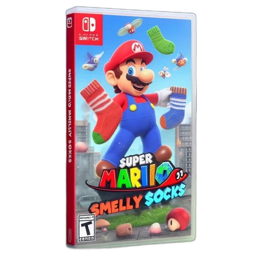 weapon, food, concept art, 3d render, mario, clutches, pair, smelly transparent PNG cut-out