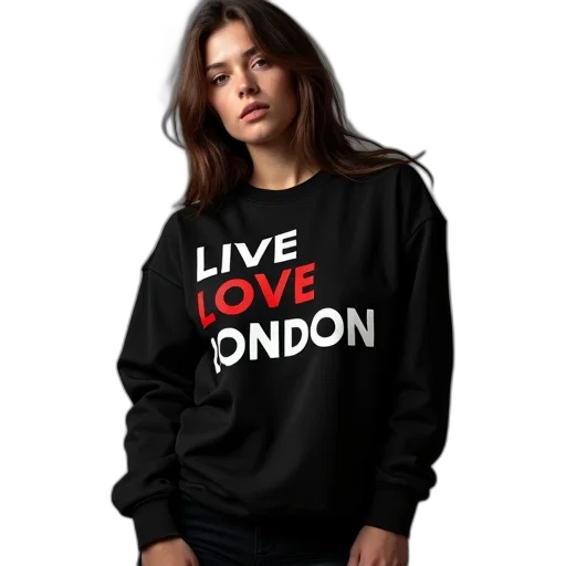 jacket, woman, wearing, black, long-sleeve, shirt, phrase, live transparent PNG cut-out