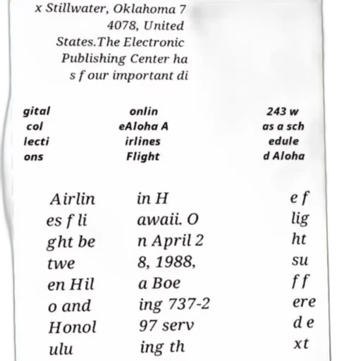 poster, text, about, aloha, airlines, flight, 243, featuring transparent PNG cut-out