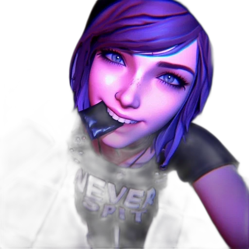 face, staff, robot, weapon, cyberpunk, vaporwave, 3d render, concept art transparent PNG cut-out