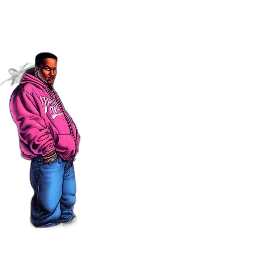 jacket, robot, animal, creature, concept art, vaporwave, pixel art, 3d render transparent PNG cut-out