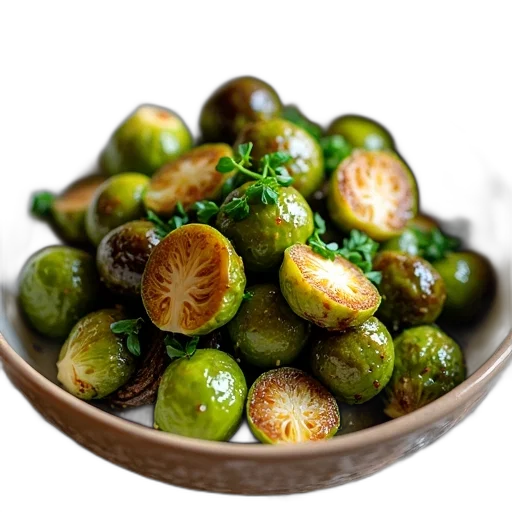 food, photorealistic, 3d render, bowl, filled, variety, cooked, brussels transparent PNG cut-out