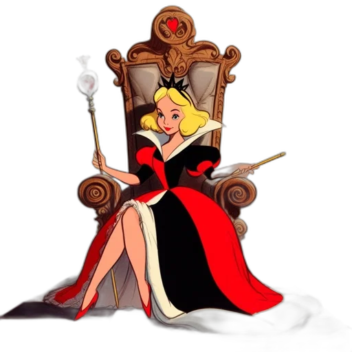 crown, staff, dress, furniture, cartoon, concept art, fantasy art, pixel art transparent PNG cut-out