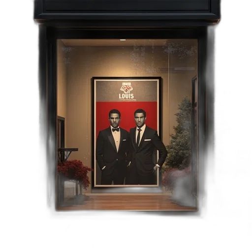 photorealistic, concept art, poster, front, joe, louis, studio, where transparent PNG cut-out