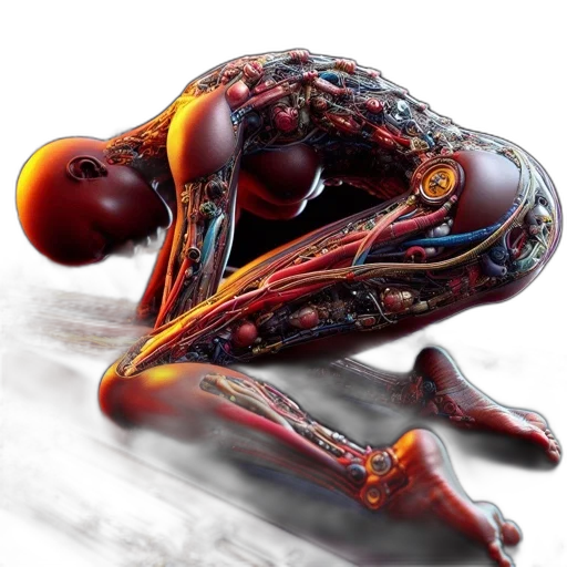 robot, creature, jewelry, weapon, concept art, photorealistic, 3d render, fantasy art transparent PNG cut-out