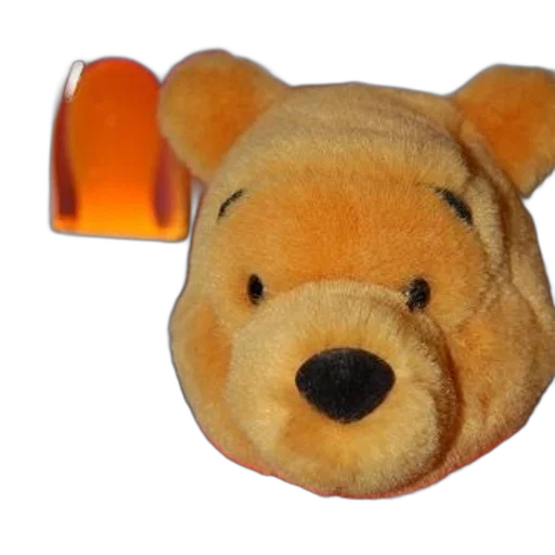 staff, animal, hat, 3d render, plush, winnie, pooh, toy transparent PNG cut-out