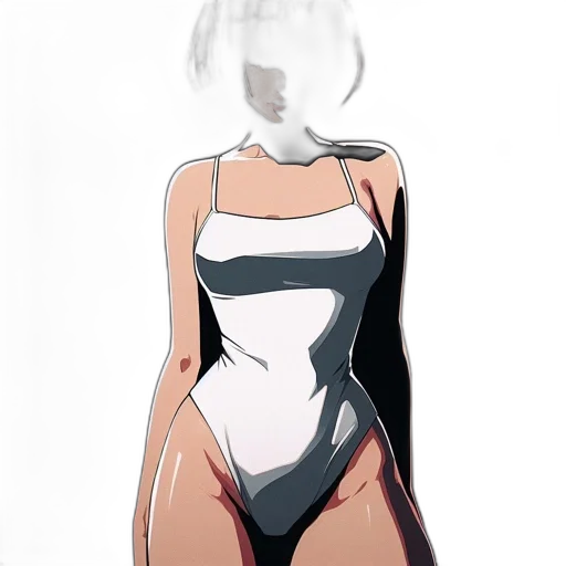 dress, mask, robot, creature, concept art, anime, comic book art, watercolor transparent PNG cut-out