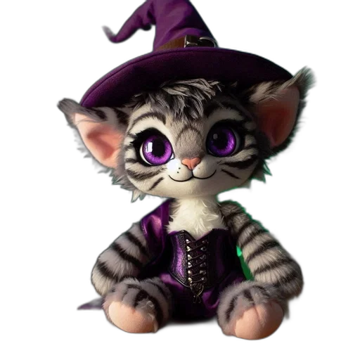 staff, hat, fantasy art, 3d render, concept art, pixel art, plush, toy transparent PNG cut-out