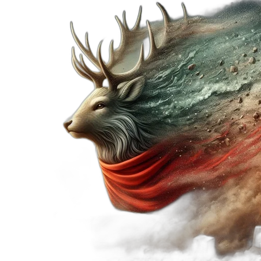 dragon, animal, creature, fantasy art, concept art, photorealistic, 3d render, red transparent PNG cut-out