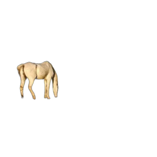 animal, creature, furniture, hair, pixel art, golden, earth tones, three transparent PNG cut-out