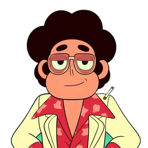 staff, jacket, face, jewelry, cartoon, concept art, comic book art, anime transparent PNG cut-out