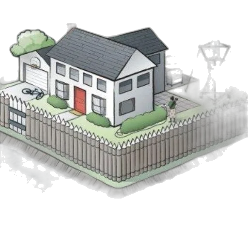 building, 3d render, concept art, photorealistic, pixel art, cartoon, illustration, fortified transparent PNG cut-out