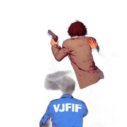 weapon, staff, jacket, concept art, anime, pixel art, watercolor, fire transparent PNG cut-out