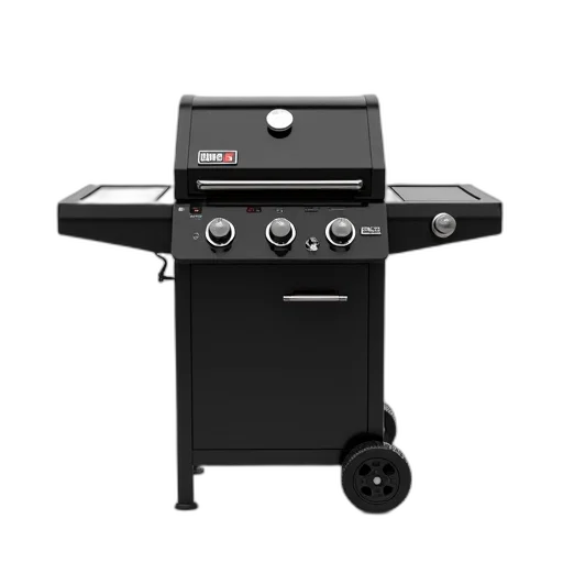 robot, staff, 3d render, photorealistic, black, modern, weber, grill transparent PNG cut-out