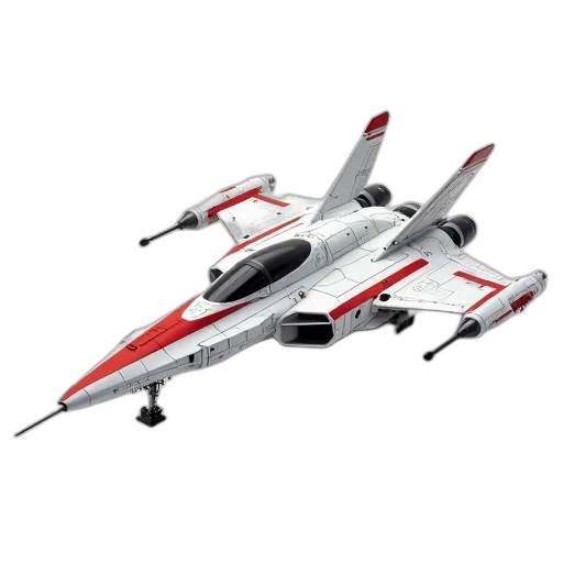 3d render, concept art, detailed, model, spaceship, sleek, design, featuring transparent PNG cut-out
