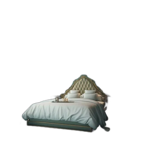 furniture, shoes, crown, hat, 3d render, photorealistic, concept art, vaporwave transparent PNG cut-out