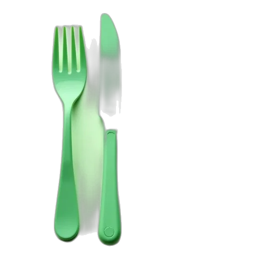 food, weapon, jewelry, 3d render, photorealistic, green, pastel, piece transparent PNG cut-out