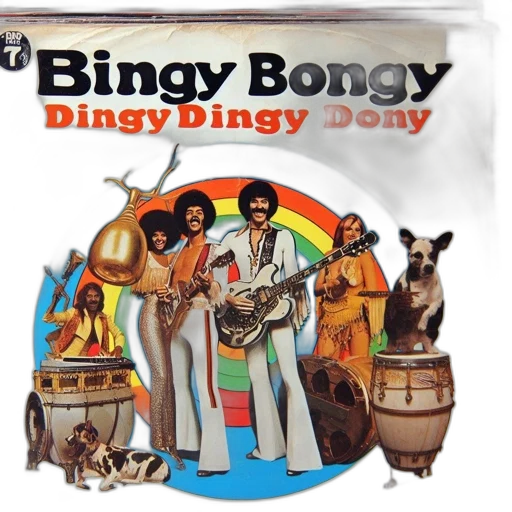 image, featuring, bingy, bongy, dingy, dony, album, rainbow transparent PNG cut-out