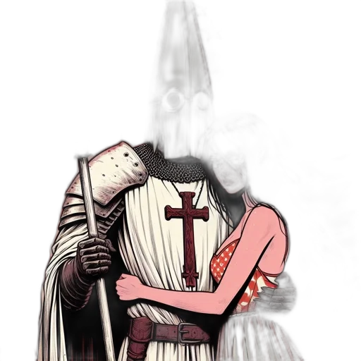 sword, dress, crown, weapon, concept art, pixel art, fantasy art, comic book art transparent PNG cut-out