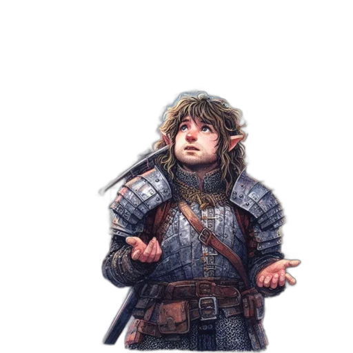 staff, sword, face, jacket, concept art, fantasy art, pixel art, 3d render transparent PNG cut-out