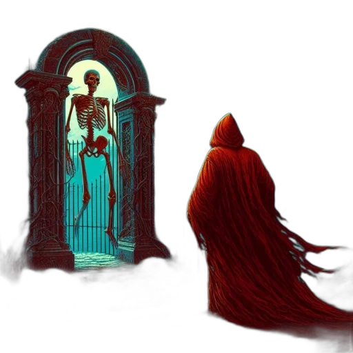 dress, creature, concept art, fantasy art, comic book art, pixel art, fire, fog transparent PNG cut-out