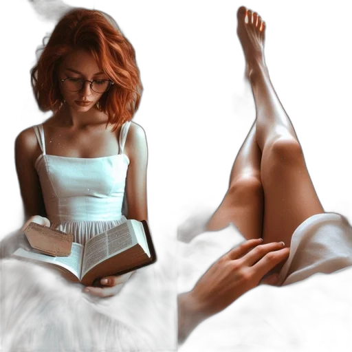 dress, shoes, photorealistic, concept art, oil painting, fantasy art, neon lights, fire transparent PNG cut-out