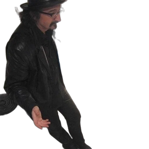 hat, jacket, staff, shoes transparent PNG cut-out