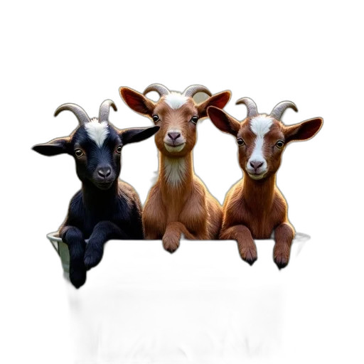 animal, jewelry, furniture, 3d render, concept art, photorealistic, group, three transparent PNG cut-out