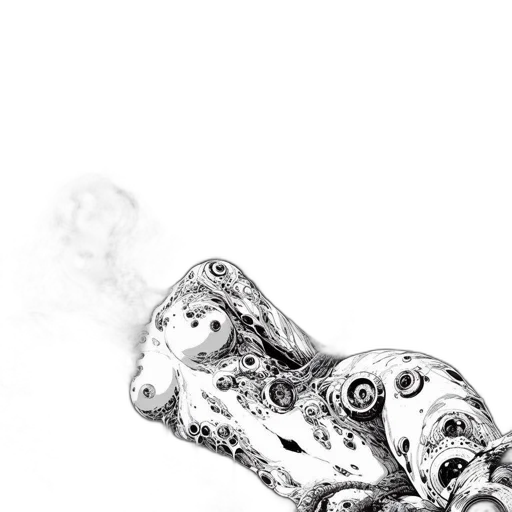 robot, mask, dragon, animal, photorealistic, pencil sketch, concept art, fantasy art transparent PNG cut-out