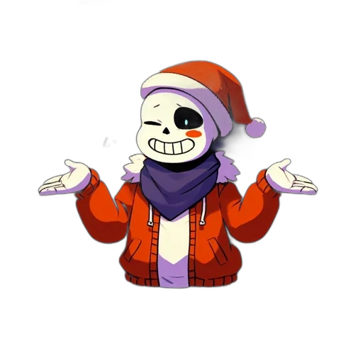 pixel art, concept art, cartoon, 3d render, halloween-christmas, fusion, scene, features transparent PNG cut-out