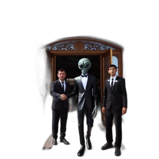 staff, mask, robot, creature, concept art, 3d render, pixel art, fantasy art transparent PNG cut-out