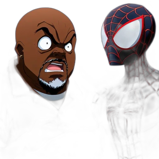 mask, face, concept art, comic book art, cartoon, 3d render, two, animated transparent PNG cut-out