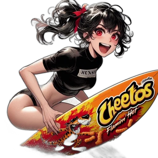 food, creature, weapon, anime, comic book art, cartoon, concept art, young transparent PNG cut-out