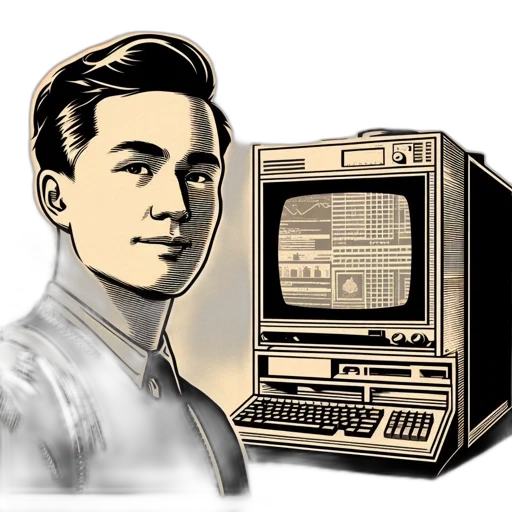 pixel art, cartoon, comic book art, vaporwave, illustrated, portrait, features, confident transparent PNG cut-out
