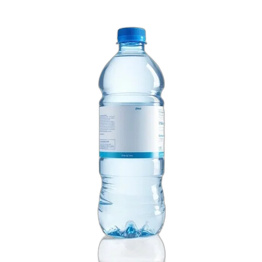 bottle, weapon, crown, animal, 3d render, photorealistic, blue, clear transparent PNG cut-out