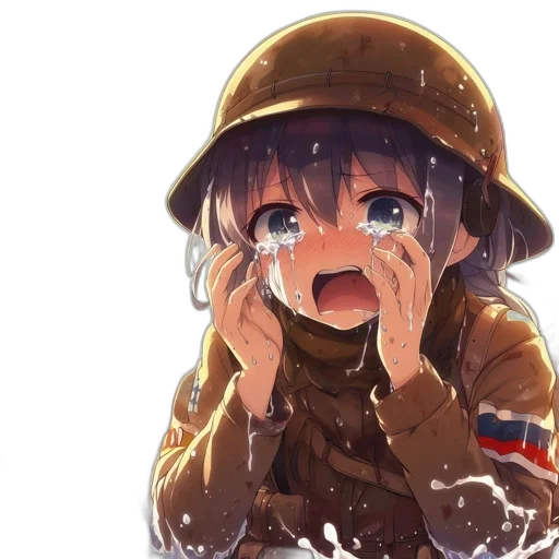 weapon, face, hat, creature, anime, watercolor, concept art, pixel art transparent PNG cut-out