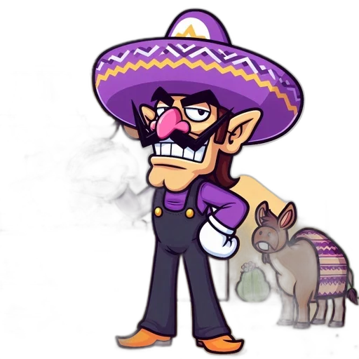 hat, staff, animal, mask, concept art, pixel art, cartoon, fantasy art transparent PNG cut-out