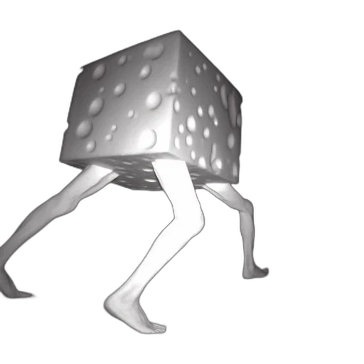 robot, creature, furniture, umbrella, 3d render, concept art, cyberpunk, pixel art transparent PNG cut-out