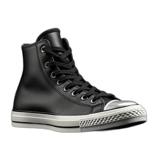 shoes, photorealistic, 3d render, monochrome transparent PNG cut-out