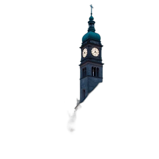 building, staff, umbrella, 3d render, concept art, pixel art, photorealistic, fog transparent PNG cut-out
