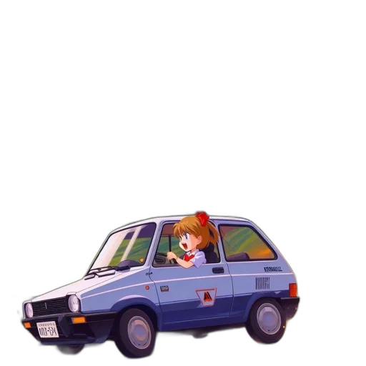 car, weapon, robot, animal, pixel art, anime, concept art, vaporwave transparent PNG cut-out