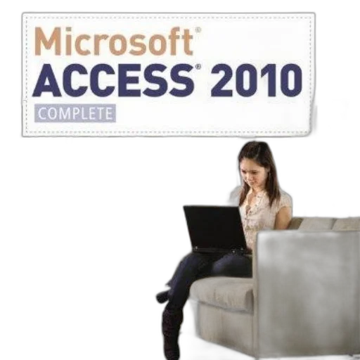 3d render, microsoft, access, 2010, complete, book, cover, featuring transparent PNG cut-out