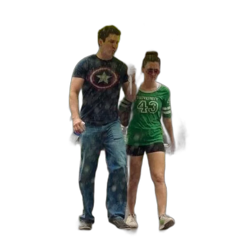 3d render, concept art, photorealistic, pixel art, outer space, green, man, woman transparent PNG cut-out