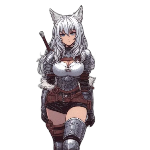 staff, weapon, animal, dress, fantasy art, concept art, pixel art, anime transparent PNG cut-out